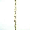 14KT Yellow and White Gold Star Bracelet