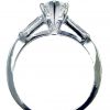 14KT White Gold & Marquise Cut Diamond Engagement Ring - Image 2