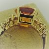 6.00 Ct Citrine and 0.50 Ct Diamonds Classy Ring 14k