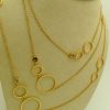 Gold Sautoir Necklace By CHOPARD with a lot of heart shapes