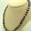 Elegant 9.5mm Black Tahitian Pearls w/ Screw inside Pearls Stunning on a fake neck