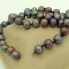 Elegant 9.5mm Black Tahitian Pearls w/ Screw inside Pearls Stunning