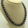 Elegant 12mm Black Tahitian Pearls w/ 14k White Gold Clasp