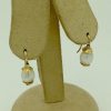 Short Drop South Sea Cultured 10mm Pearls w/ 14k Yellow Gold Rustic Accents